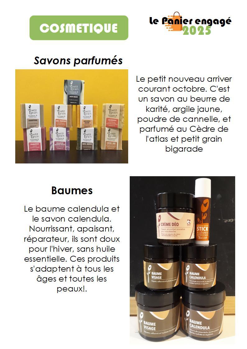 Catalogue details panier engage 2025 pages cosmetiques