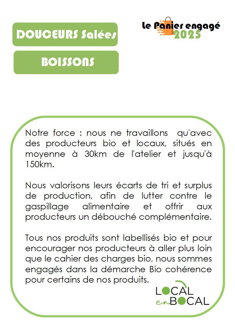 Catalogue details panier engage 2025 pages douceurs sales 2