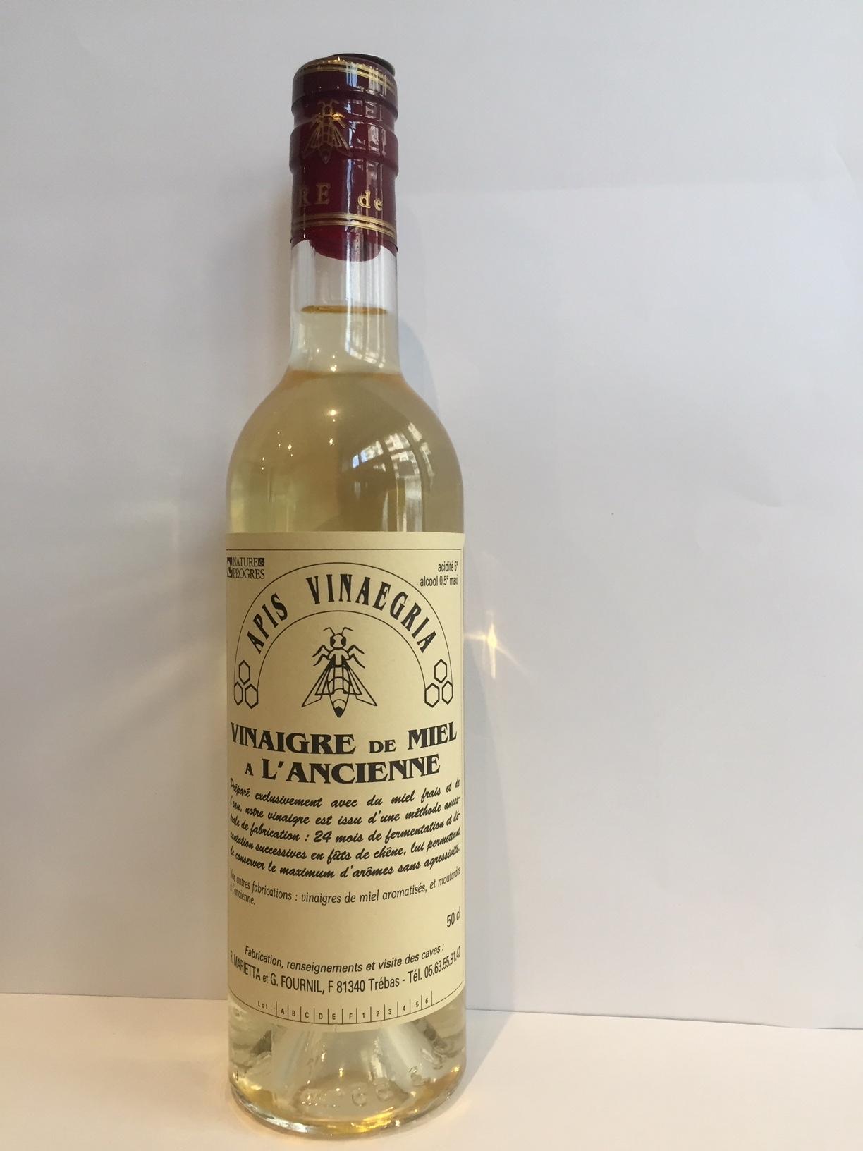 Vinaigre de miel à l'ancienne 50cl / 4.50€